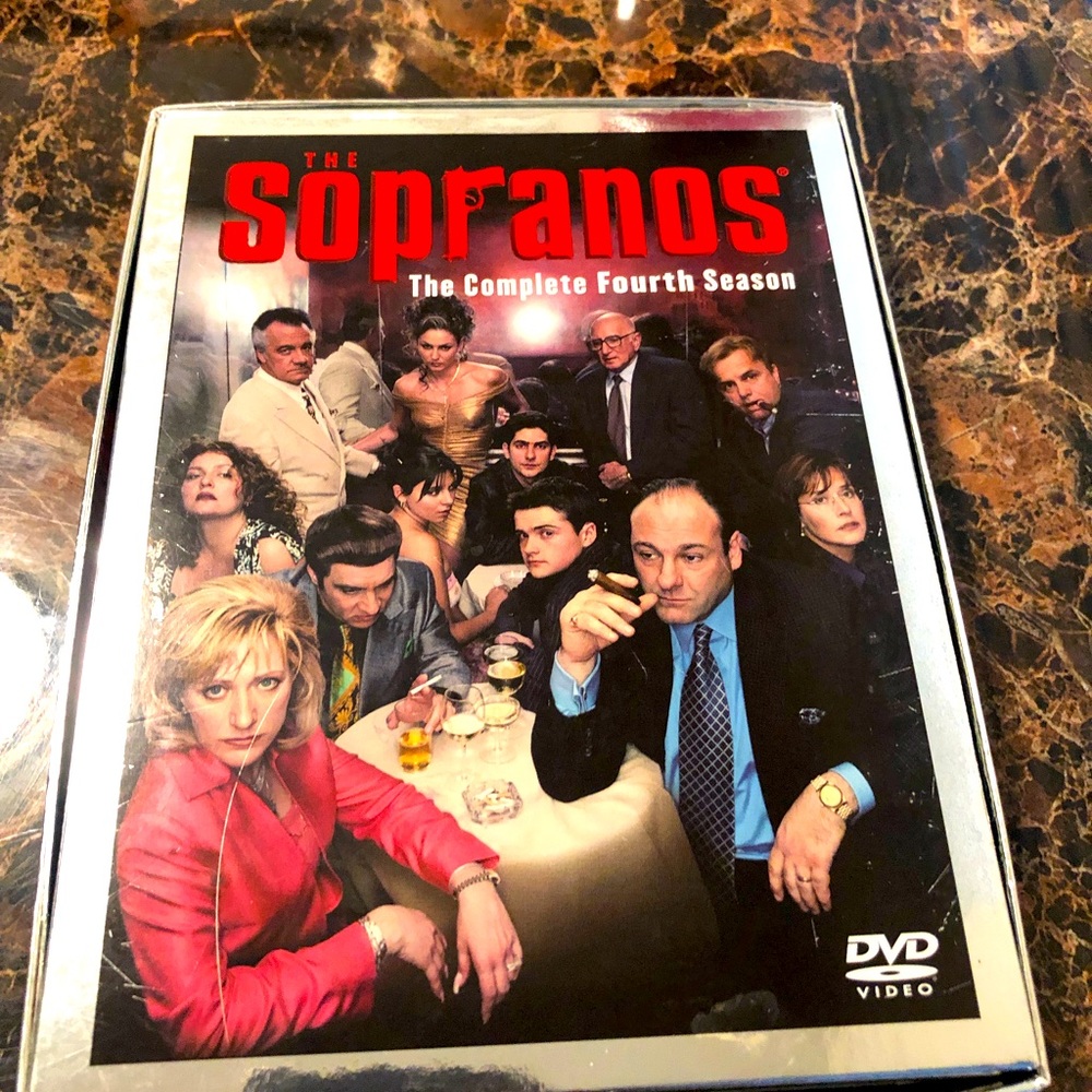 HBO The Sopranos Season 4 FOUR (BLU-RAY 4 DISC SET) DISCS & CASE